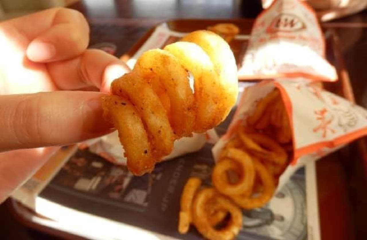 The best crispy and cruisy curly fry