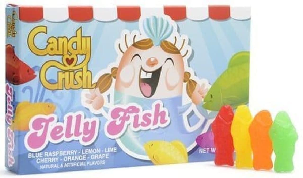 Fish-shaped gummy candy