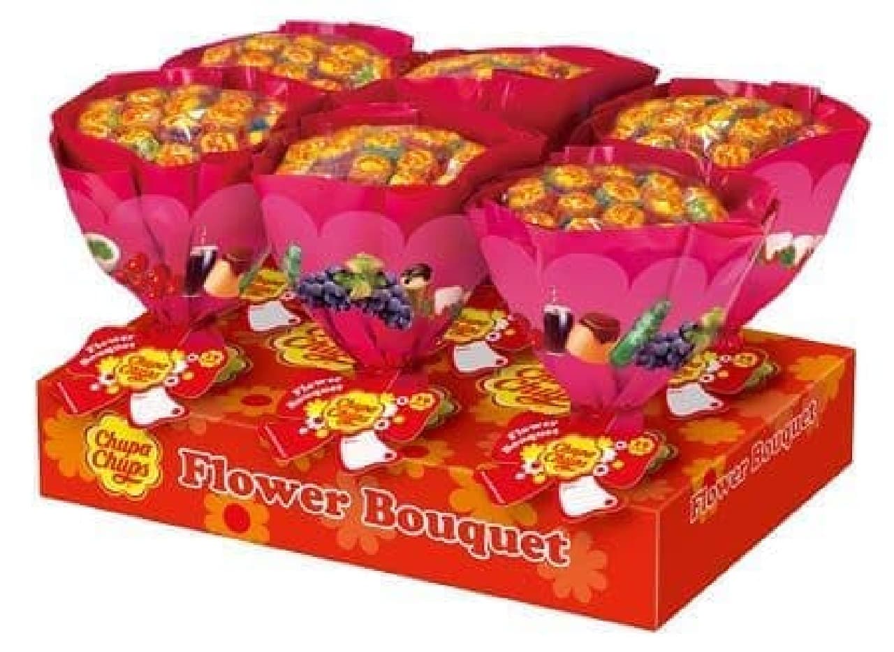 At the time of "Chupa Chups Flower Bouquet" store display