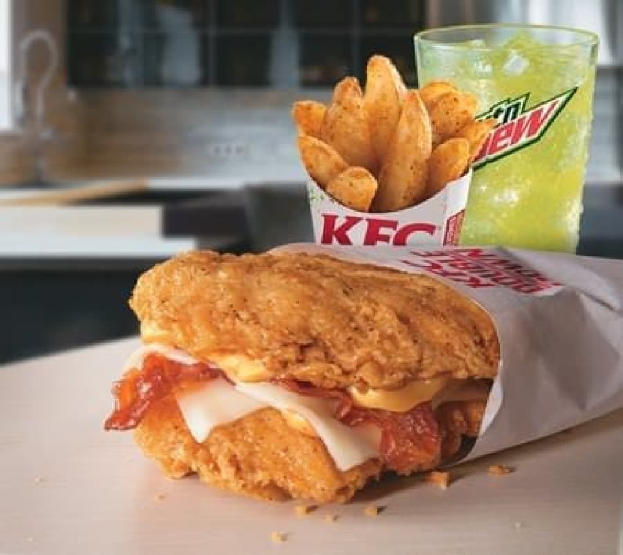 I'm scared of calories! Double down (Source: KFC official website)