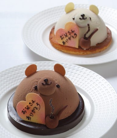 かわいいクマの 父の日ケーキ ホテル日航大阪で販売 えん食べ