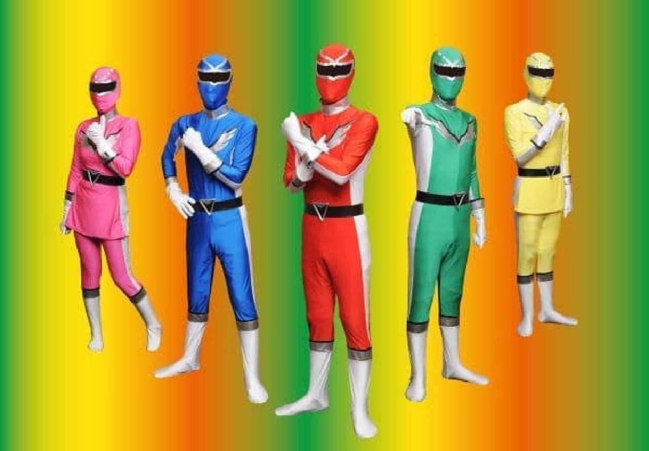 "Wind Rangers" with cool poses