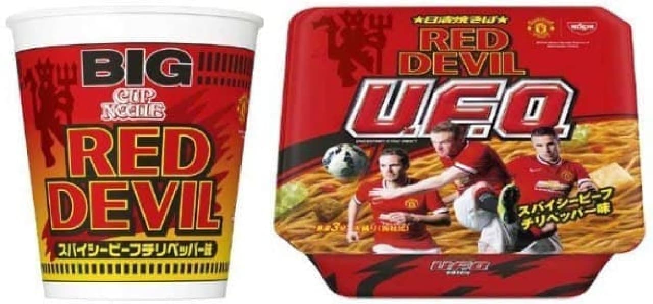 Introducing cup noodles bearing the "red devil"