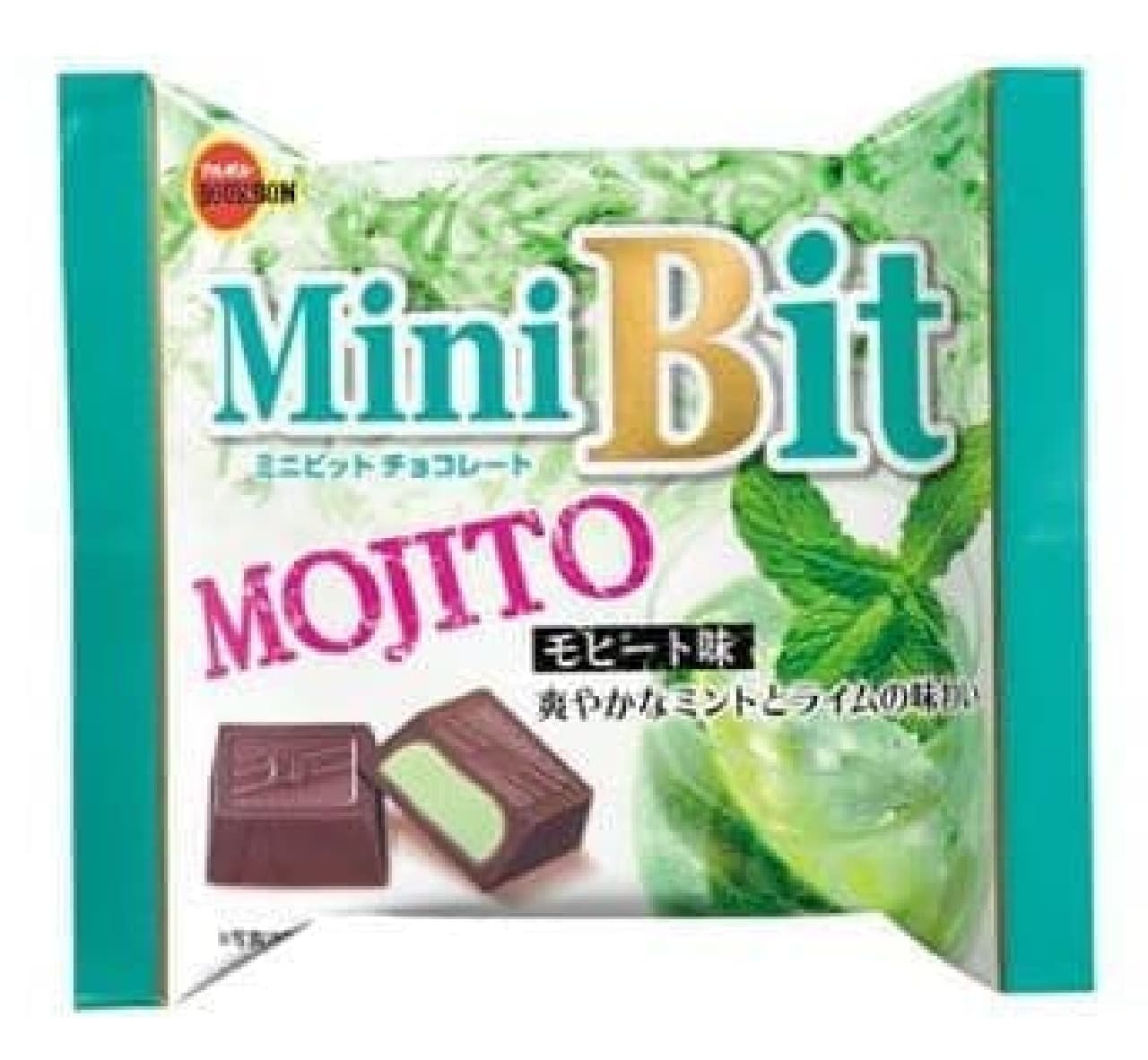 One mojito-flavored chocolate!