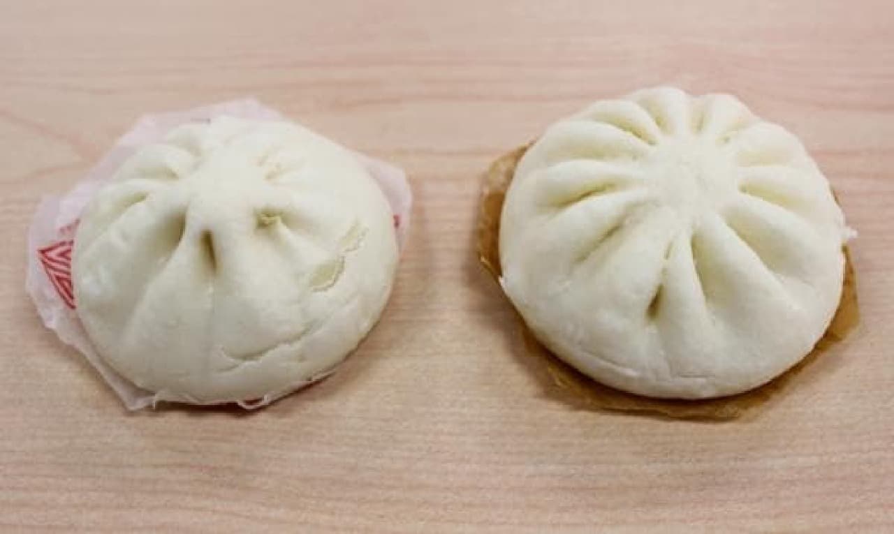 The left is 50 years ago, the right is the current meat bun