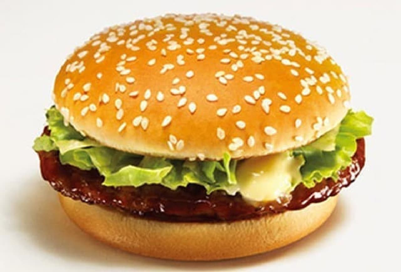 "Teriyaki McBurger" to which the new regional price is applied (Source: company official website)