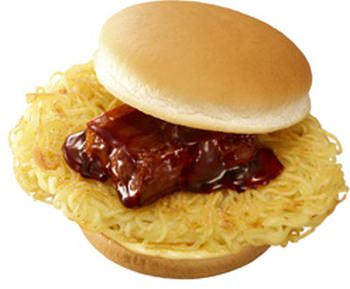"Ramen burger" decided to be sold in advance