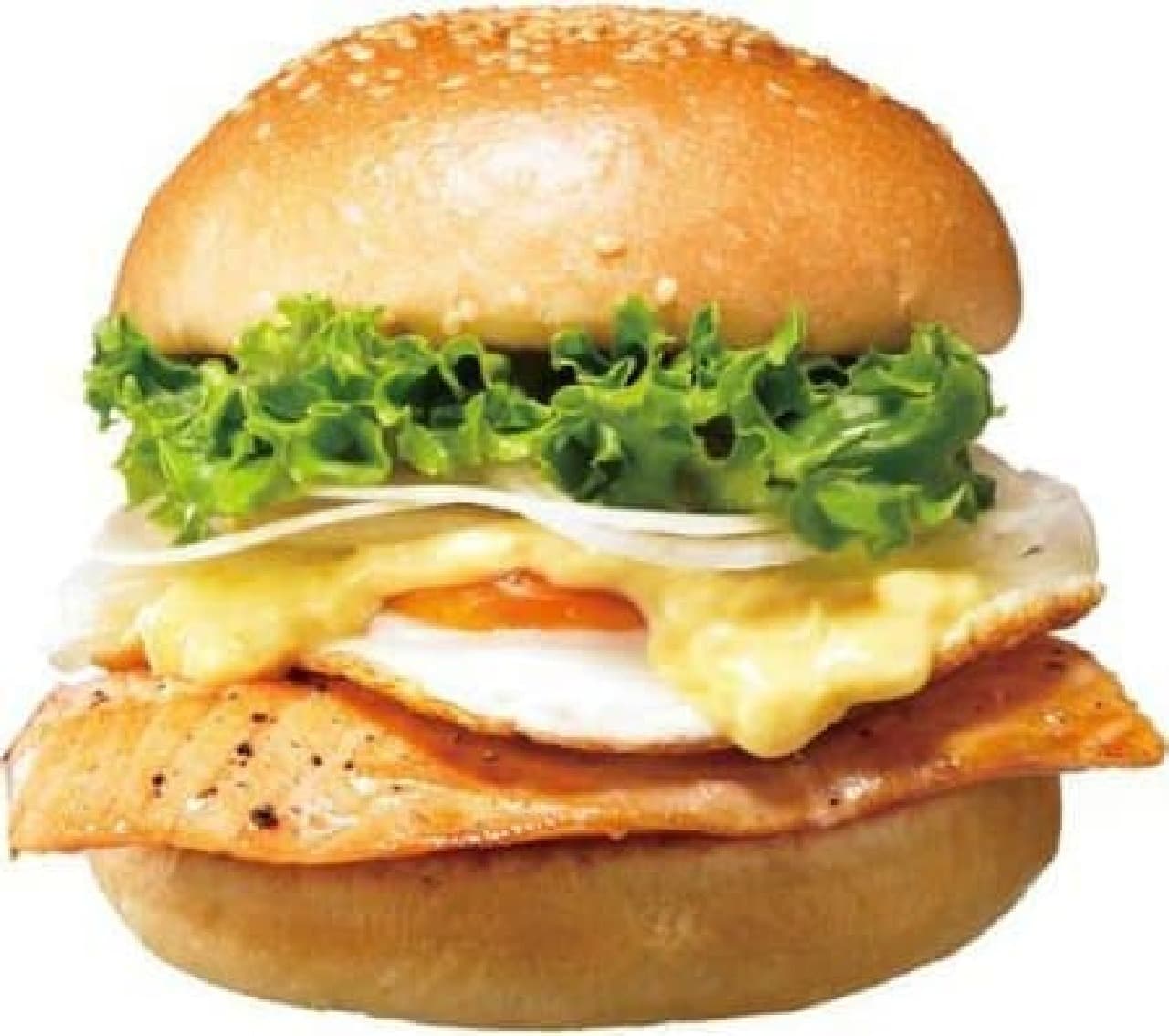 Eggs Benedict-style burger is back again this year!