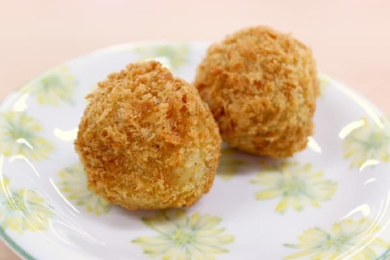"Oden croquette" with a colon and a cute shape