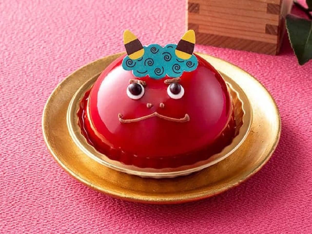 フロプレステージュ、2024年2月2日〜3日限定「節分ロールケーキ」と新作「赤鬼ちゃんのチョコムースケーキ」を販売 画像2