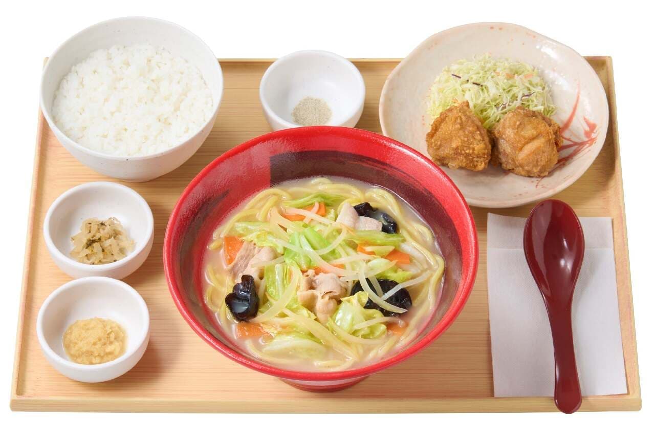 「やよい軒」、新商品「野菜タンメンとから揚げの定食」3月19日より発売開始 画像2
