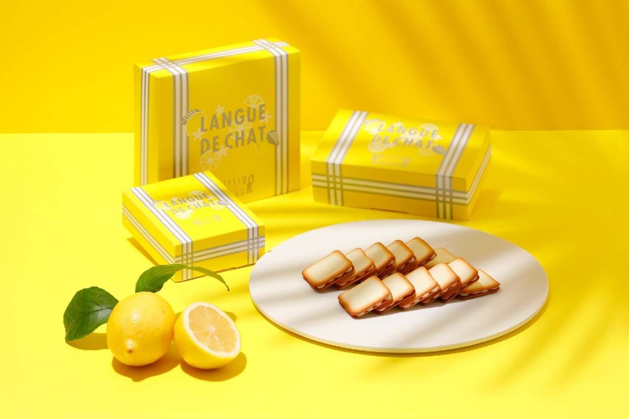 資生堂パーラーが春限定「瀬戸内レモンのパフェケーキ さくらのアクセント」を4月1日から30日まで銀座本店で期間限定販売 画像3