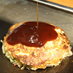 Plenty of sauce when baked! -Okonomiyaki