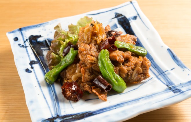 [Chef Chen] Hakata Fisheries Isogai Shirasu Whale "Fried Whale Tatsuta-Stir-fried Choten Chili Pepper"