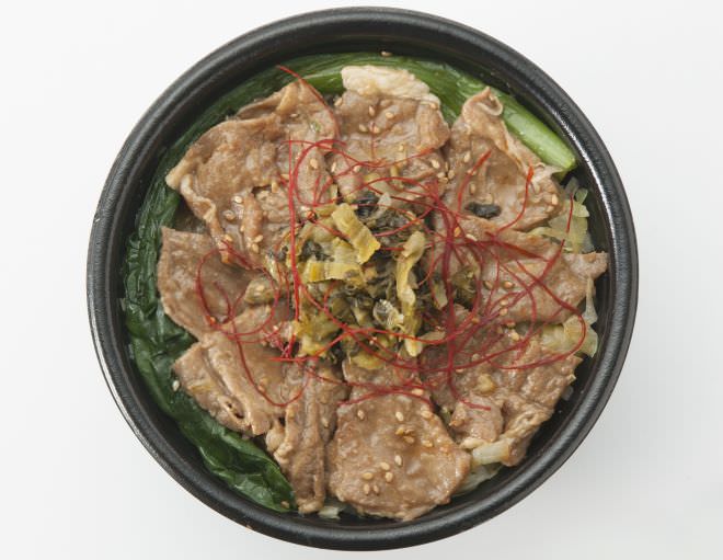 エキュート東京限定「有機高菜と佐助豚の甘辛丼」