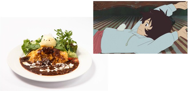 "The Boy and the Beast" collaboration Omelet rice with ham of mother who always watches over Kyuta 1,380 yen