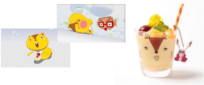 "Summer Wars" collaboration Mango smoothie with mint, grapes and pears in the field 1,080 yen