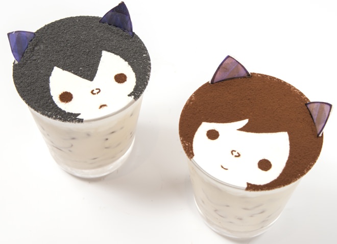 Okami Children's Rain and Snow Collaboration "Snow and Rain Cute Ice Tea Latte"