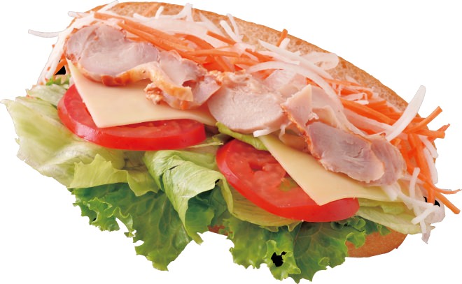 Délifrance "Chicken Salad Sandwich with Plenty of Vegetables"