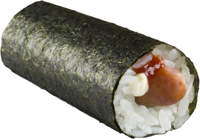 Sushi Dog with Aurora Sauce