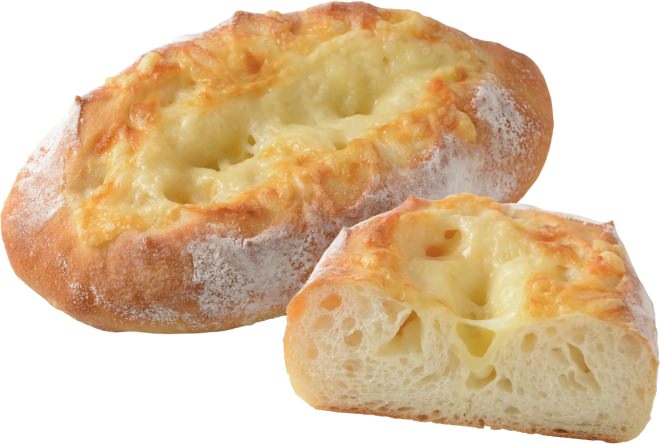 Samsoe cheese French bread