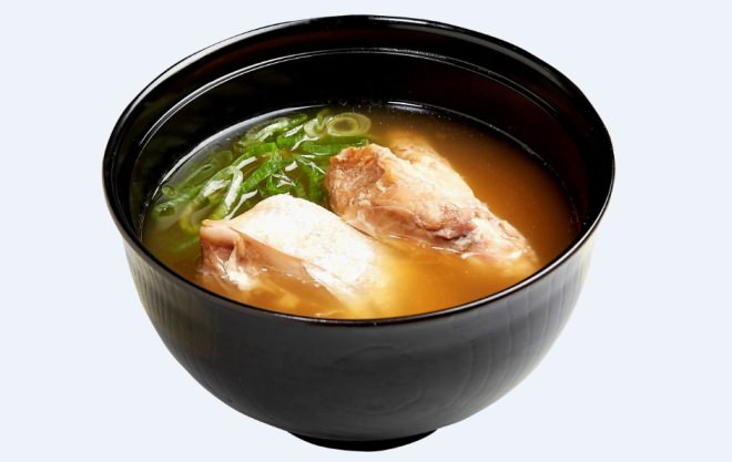 Cold yellowtail soup