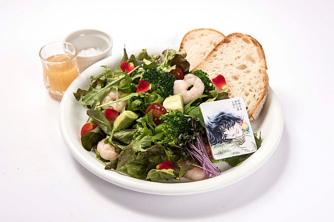Andre's weeding salad plate-Weeding with a longing. ~