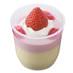 Strawberry and vanilla duo pudding