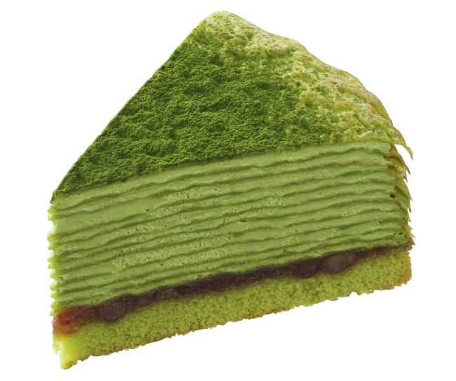 Mille Crepe with Green Tea