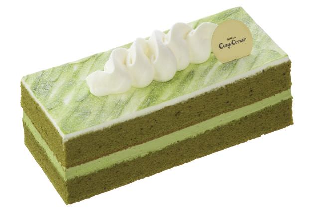Deep green tea chiffon cake