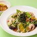 Shrimp and 10 kinds of vegetable salad udon set to choose from