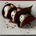 3 kinds of dorayaki crepes with cookies & cream
