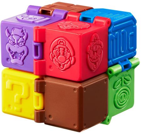 Mario puzzle cube game