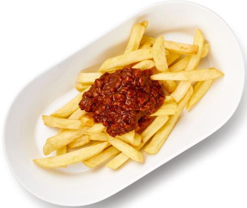 Chili con carne french fries 299 yen