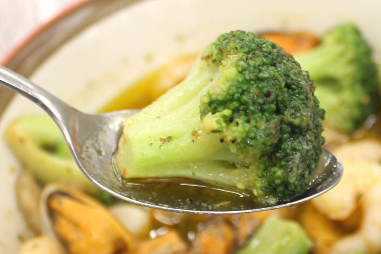 Broccoli is easy to chew through while retaining texture.