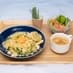 Hina homemade sesame oil scented bean seedling potato fried rice set 1,490 yen
