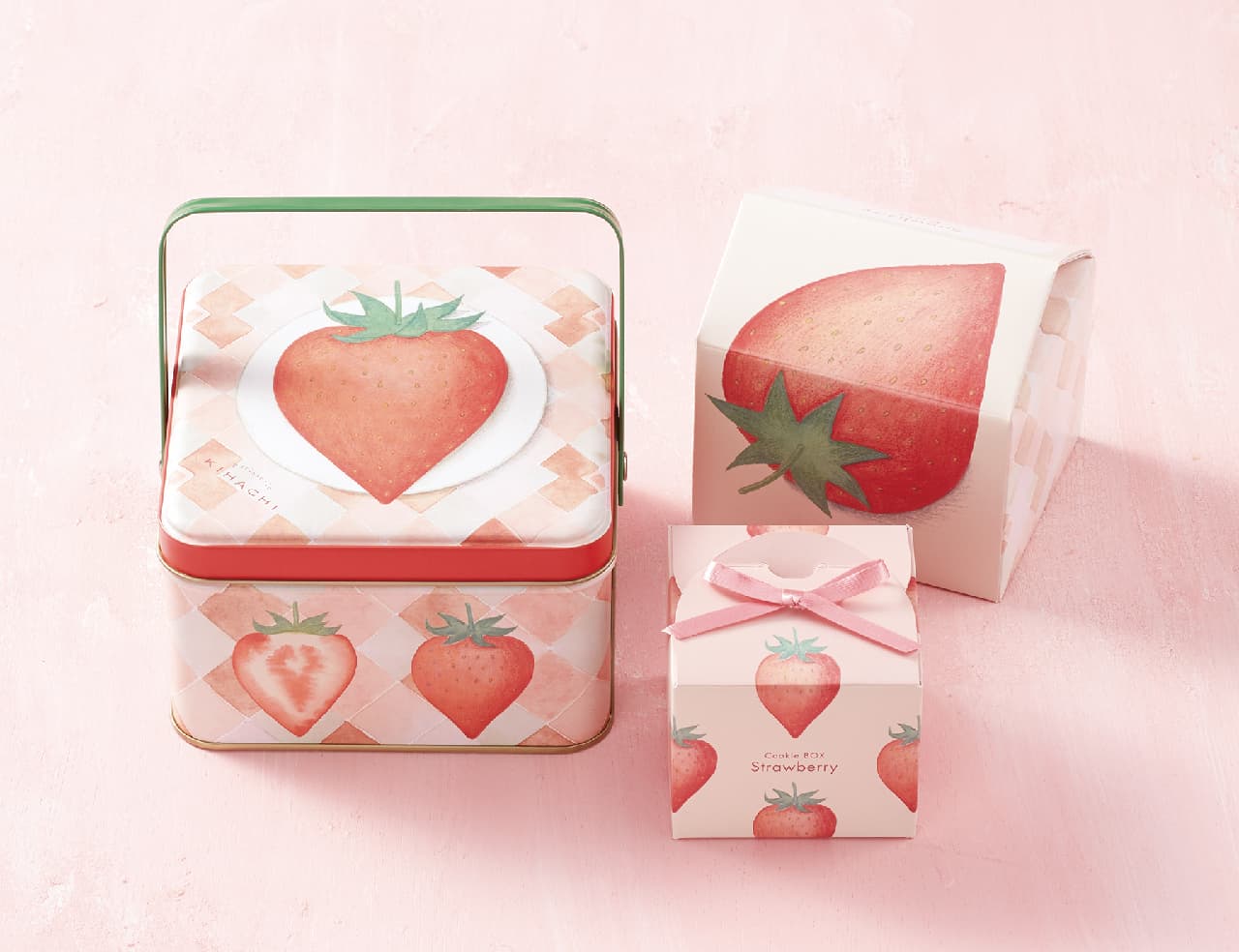 Strawberry pattern for baked confectionery gifts