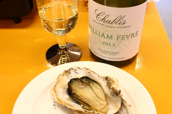 Chablis and roasted oysters are the best combination