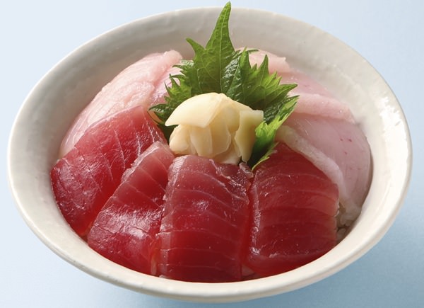 Domestic tuna two-color bowl