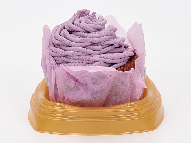 Purple potato Mont Blanc-Uses purple potato paste from Okinawa Prefecture-
