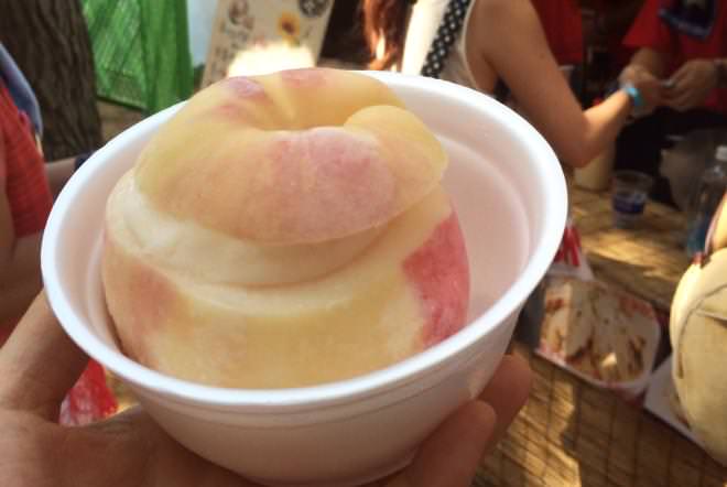 This is also Rock in Japan, whole peach sorbet