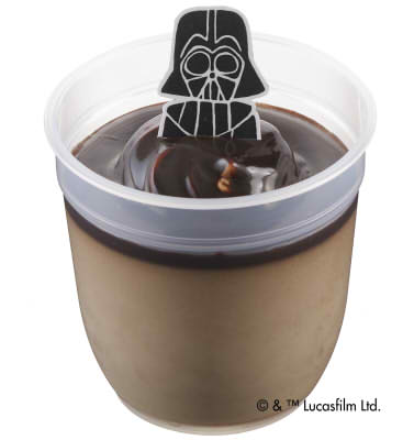 Chocolate pudding (Darth Vader)