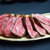 本日の熟成肉（写真はイチボ）　1,980円～