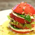 Moss tomato burger salad (880 yen)